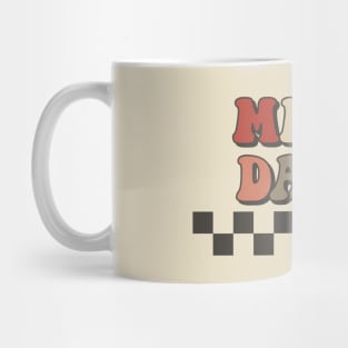 Miles Davis Checkered Retro Groovy Style Mug